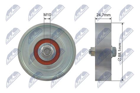 Deflection Guide Pulley V Ribbed Belt RNK TY 006 NTY 88440 52010