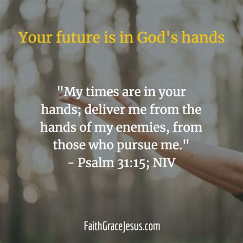 Your Future Is In Gods Hands Faith Grace Jesus