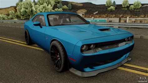 Dodge Challenger Srt Hellcat 2015 Hq For Gta San Andreas