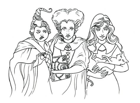 Dibujos De Hocus Pocus Para Colorear