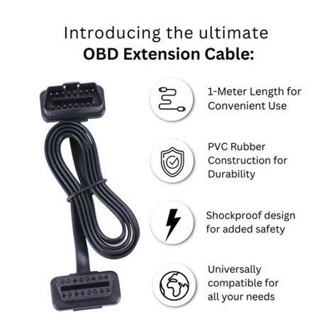 Obd Connector For All Obd Reader And Obd Scanner And 60cm Long Obd Cable At Rs 275 Piece Obd2