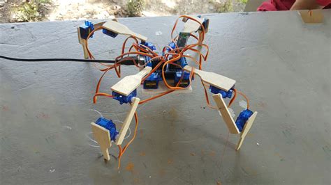 My 3d Printed Spider Robot Using Arduino First Post 45 Off