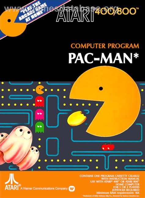 Pac Man Atari Bit Artwork Box