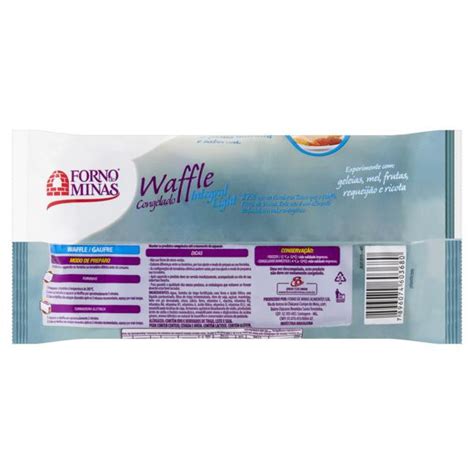 Waffle Integral Light Forno De Minas Pacote 210g 6 Unidades