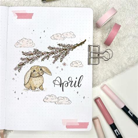 April Bullet Journal Theme Ideas - BuJoing