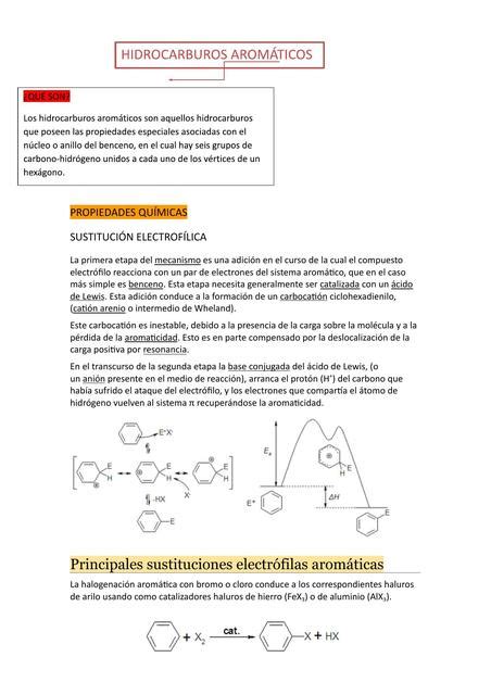 Hidrocarburos Aromáticos julieta añel uDocz