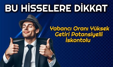 Skontolu Ve Yabanc Oran Y Ksek Hisse Thyao Listede Paratic