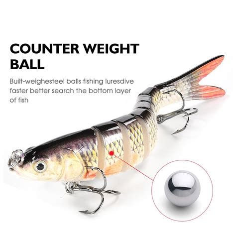 Isca Artificial Multi Articulado Swimbait Crank Dancruz Plantas