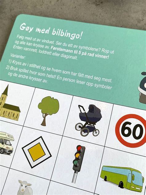 Bilbingo Super Underholdning Til Bilturen Sjarmtrollno