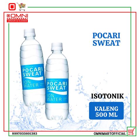 Jual Pocari Sweat Isotonik Penambah Ion Water Ml Shopee Indonesia