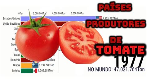 Maiores Pa Ses Produtores De Tomate Youtube