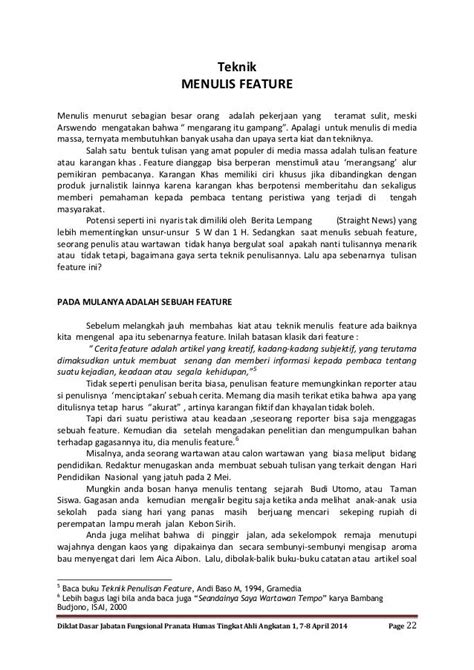 Contoh Berita Feature Biografi Goresan