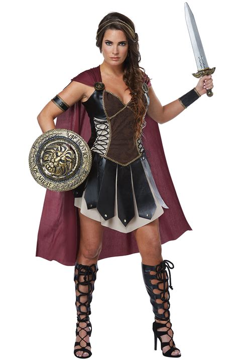 Brand New Glorious Gladiator Warrior Women Adult Costume Ebay