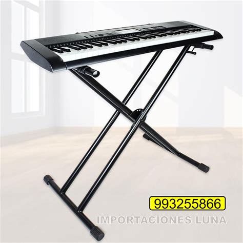 Parante Soporte Doble Para Teclado Organo Piano Importaciones Luna Peru