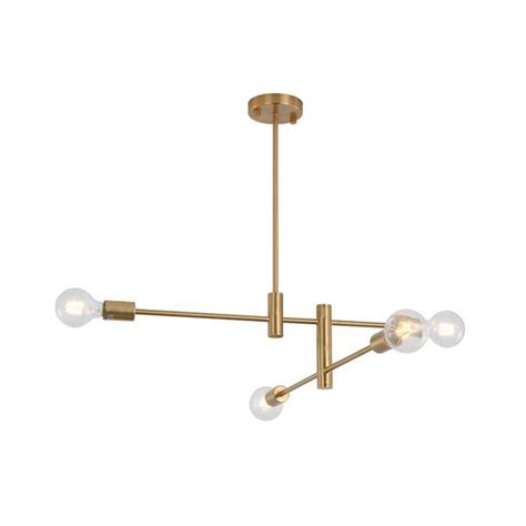 Corrigan Studio Orlando 12 Light Sputnik Modern Linear Chandelier