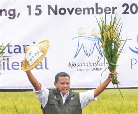 Panen Raya Petani Milenial Komoditas Padi Di Jabar