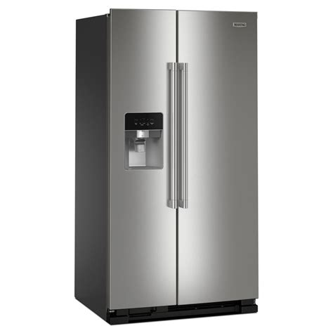 Buy Maytag 36-Inch Wide Side-by-Side Refrigerator - 25 Cu. Ft. | MRSF4036PZ