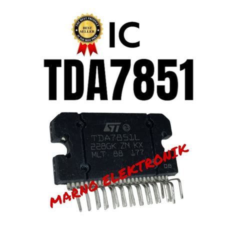 Jual IC TDA 7851 TDA7851 TDA7851L TDA 7851L ASLI ORI ORIGINAL Di Lapak