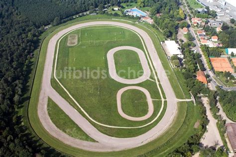 Luftbild Herxheim Bei Landau Pfalz Rennstrecke Der Rennbahn F R