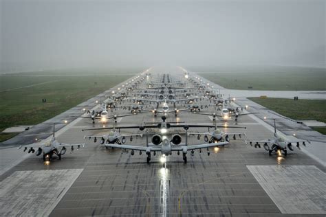 PHOTOS Osan Mammoth Walk Mobilizes More Than 50 Aircraft