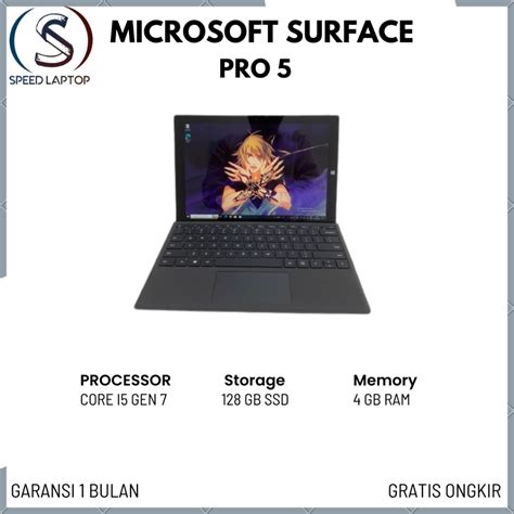 Jual Microsoft Surface Pro Gb Intel Core I Gen Tablet Murah