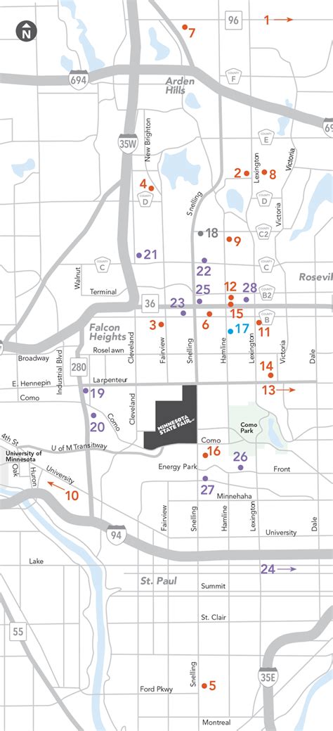 MN State Fair Parking Map