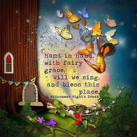 Fairy Garden Fairy Quotes Midsummer Nights Dream