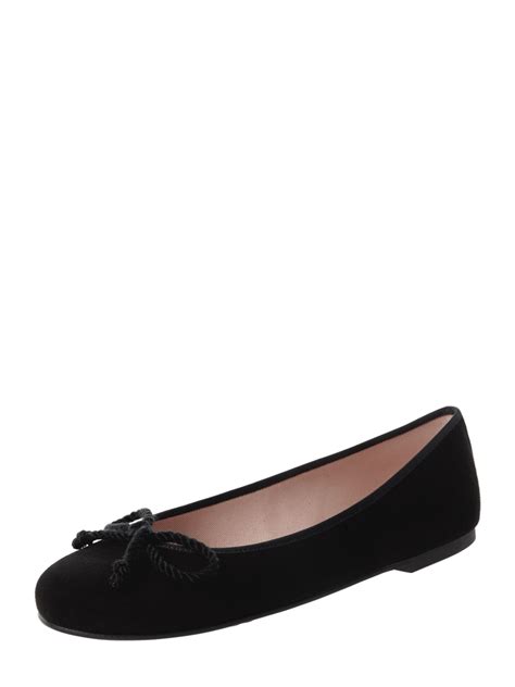 Pretty Ballerinas Ballerinas Aus Veloursleder Schwarz Online Kaufen