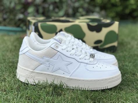 A Bathing Ape Jjjjound X Bape Bape Sta Whitegrey