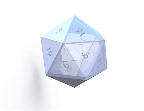 Stl File Weighted D20 Die 🎲・3d Printing Model To Download・cults