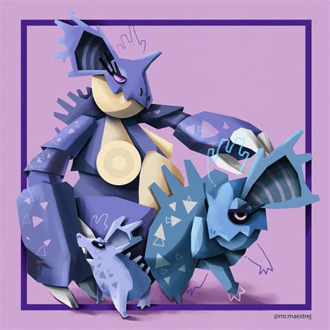 Safe Artist Mrmaestrej Fictional Species Nidoqueen