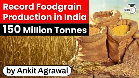 Food Grain Production In India Touches New Record Height Of Million