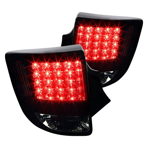 00 05 Toyota Celica Led Tail Lights Glossy Black Housing With Smoke Lens