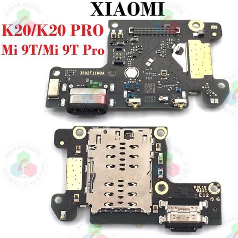 Xiaomi Mi T Mi T Pro Redmi K Placa De Carga Lector Sim