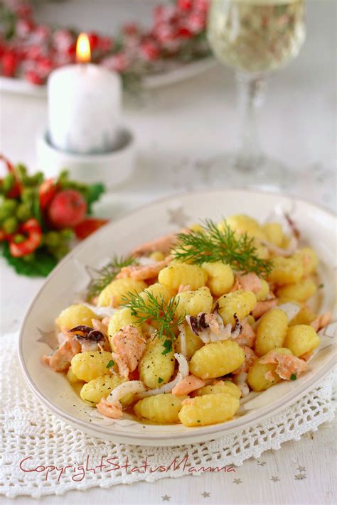 Ricetta Gnocchi Salmone E Seppioline Primo Facile Artofit