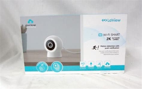 Set Of Laview Indoor Outdoor K Hd Smart Security Video Cameras W