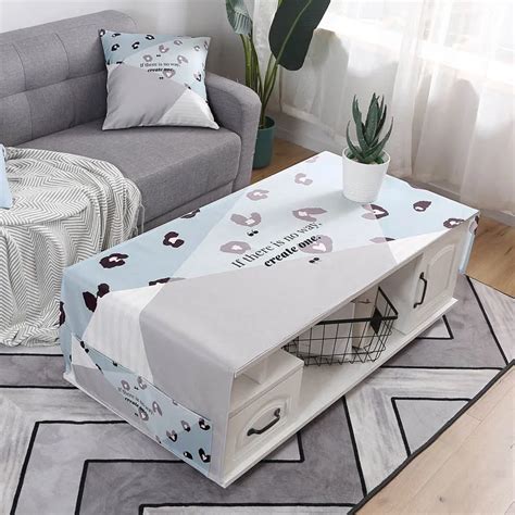 Linge De Table Nappe Rectangulaire En Coton Et Lin De Style Nordique