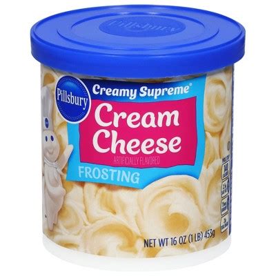 Pillsbury Creamy Supreme Cream Cheese Frosting 16oz Target