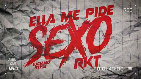 Ella Me Pide Sexo Rkt Luciano Style Remix 2021 Youtube