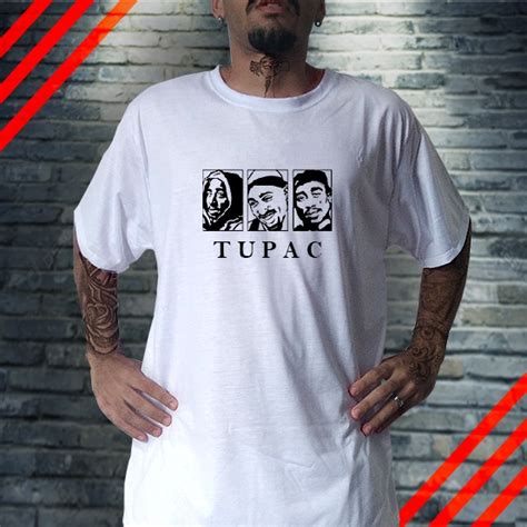 Camisa Tupac Camiseta Tupac Pac Rapper New Shopee Brasil