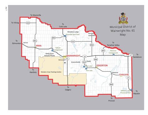 Maps Town Of Wainwright