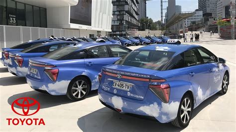 Toyota Mirai Hydrogen Fuel Cell Electric Vehicle At The Hype Taxi