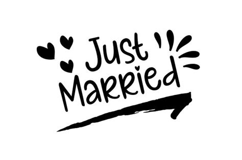 Just Married Svg Cut File By Creative Fabrica Crafts · Creative Fabrica