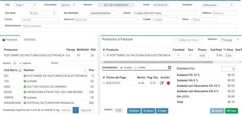 Mantenimiento Sistema Facturación Diurvan Consultores