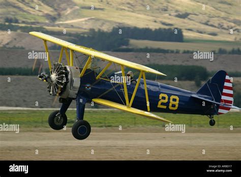 1943 boeing stearman biplane hi-res stock photography and images - Alamy