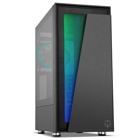 Gabinete NOX HUMMER BLASTER Mid Tower ARGB 1x Cooler Fan Lateral Em