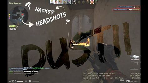 Headshots Cs Go Dust Ii Youtube