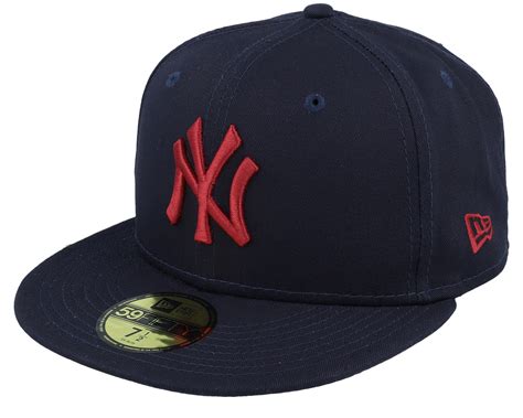 New York Yankees League Essential 59fifty Navyred Fitted New Era