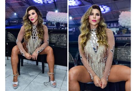 Ex Panicat Ana Paula Minerato Aposta Em Look Cavado E Exibe Virilha Em