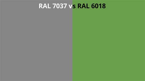 Ral 7037 Vs 6018 Ral Colour Chart Uk